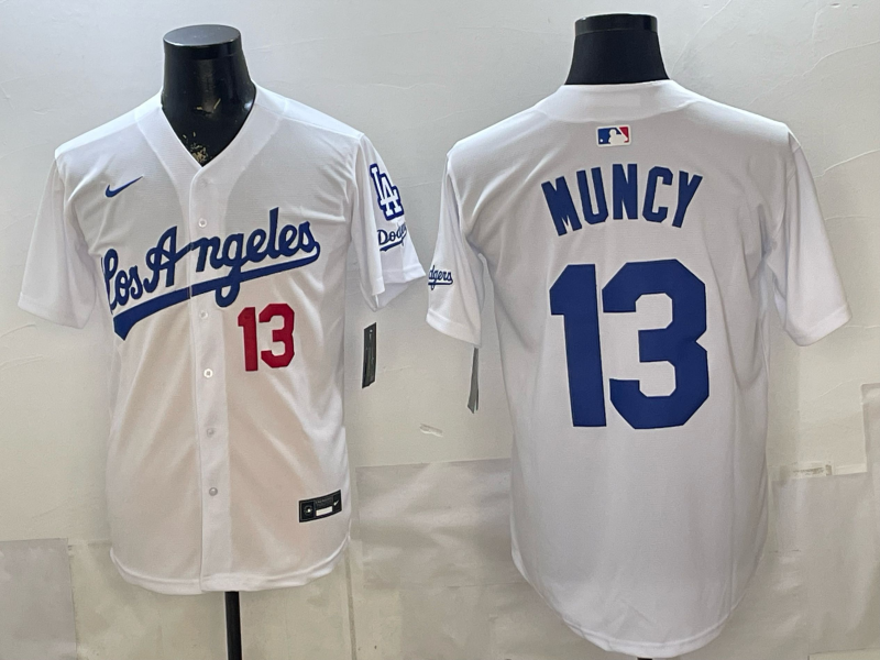 Men Los Angeles Dodgers #13 Muncy white Game 2026 Nike MLB Jersey 4014002->->MLB Jersey